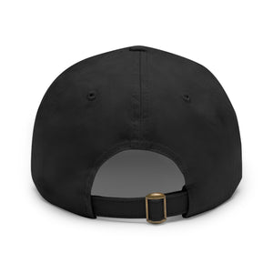 UMAXX Globe Dad Hat with Leather Patch (Round)