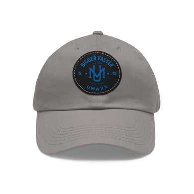 UMAXX Monogram Dad Hat with Leather Patch (Round)